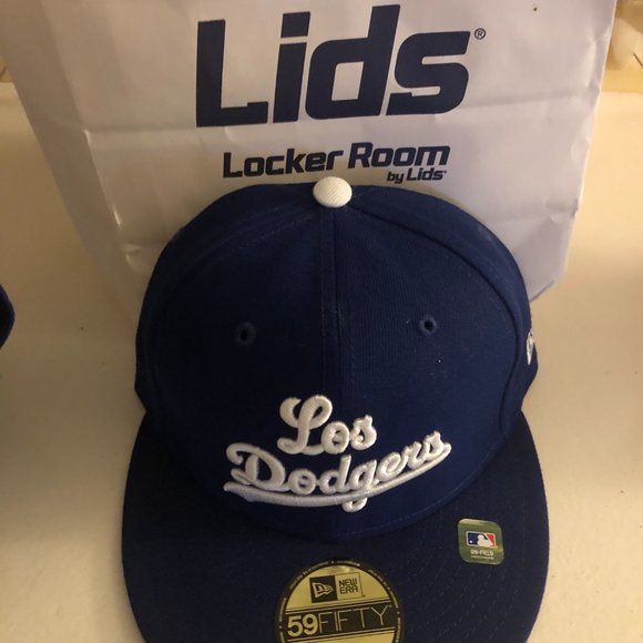 Los Dodgers Baseball Caps 2021 Blue City Connect Fitted Hats 59FIFTY New Era - Picture 2 of 3